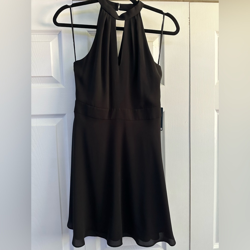 NWT Express Fit & Flare Halter Dress